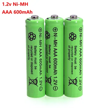 

3pcs 1.2v NI-MH AAA Batteries 600mAh Rechargeable nimh Battery 1.2V Ni-Mh aaa For Electric remote Control car Toy RC ues