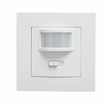 

220-240V Infrared PIR Motion Sensor Recessed Wall 150w LED Light Switch LUX 9m