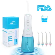 Обновленный 300 мл IPX7 воды Flosser ирригатор полости рта водонепроницаемый USB перезаряжаемый портативный для брекетов и отбеливания зубов