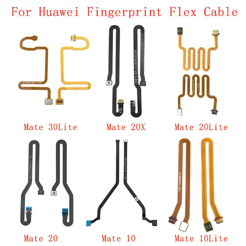 

Сенсор отпечатков пальцев кнопка домой гибкий кабель лента для Huawei Mate 30Lite 20 20X 20Lite 10 10Pro 10Lite 9 P Smart Touch Sensor