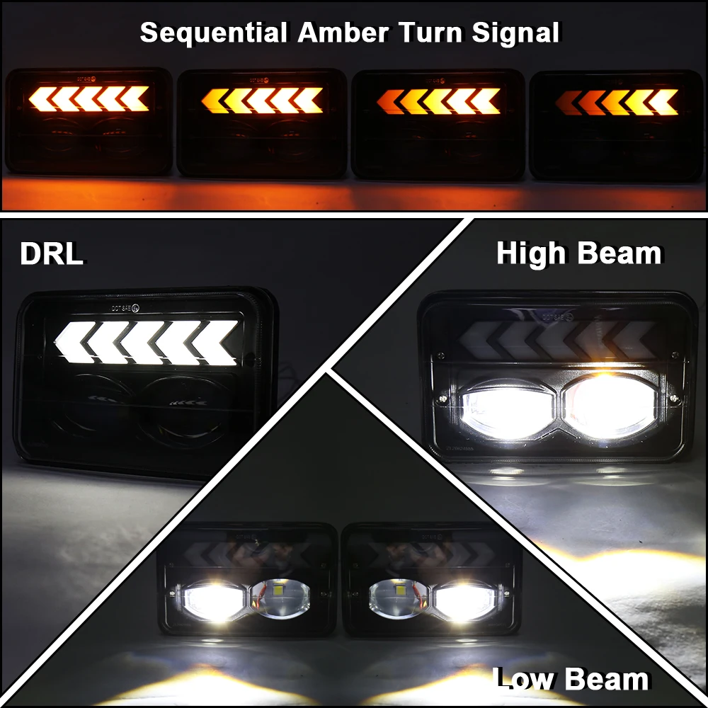 4x6 sealed beam led headlight (6)