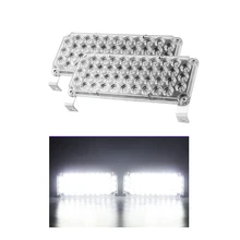  2x 42 LED Flash Traffic Emergency Car Strobe Lights Blue Red Automotive Explosive Truck Front Grille Deck Beacon Flashing Lamp 