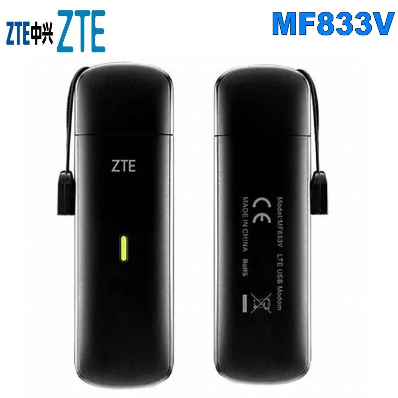 Zte Mf833v USB Беспроводной модем мобильный широкополосный 4g LTE Stick Dongle