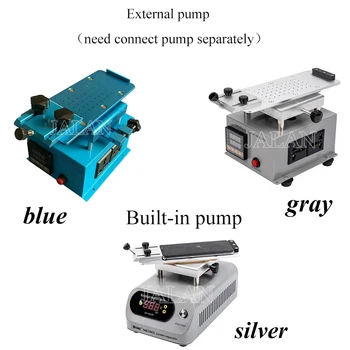 

LCD scren heating separator lcd in frame positioning adjustable rotating display screenoca glue remove cleaning machine