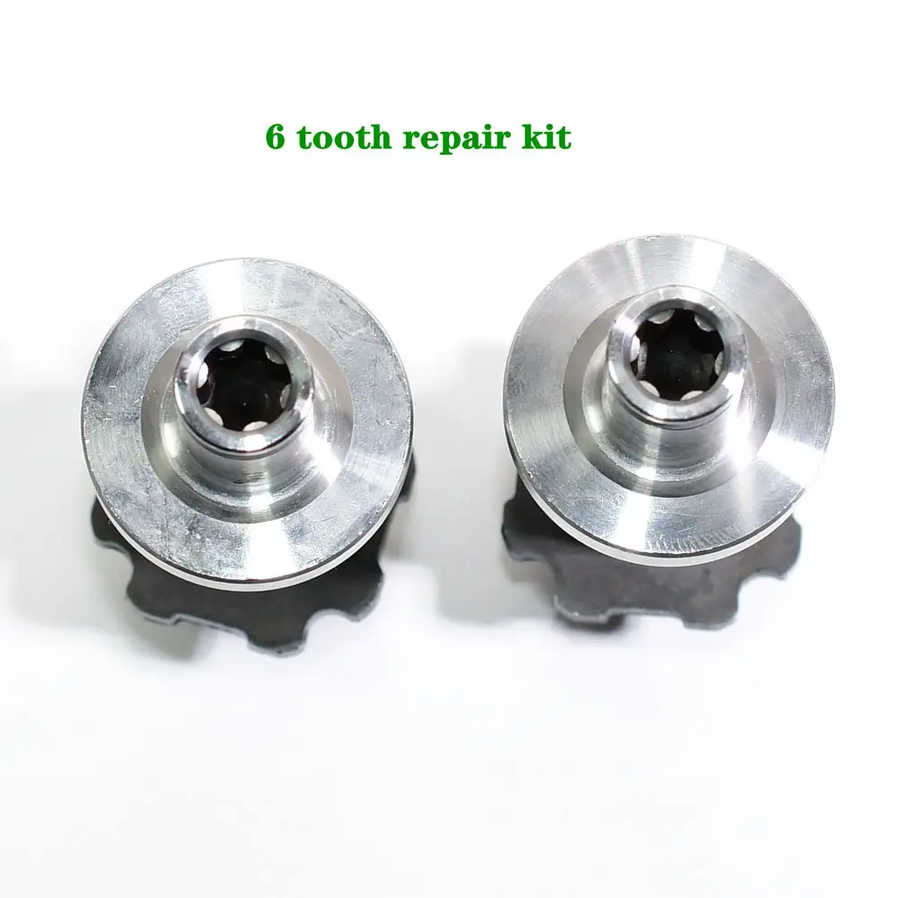2 Pcs 6 teeth Parking Brake Rear Servo Motor Repair Kit For Q3 A6 A4 Passat B6 B7 CC Tiguan 32332082 32326315 32332267