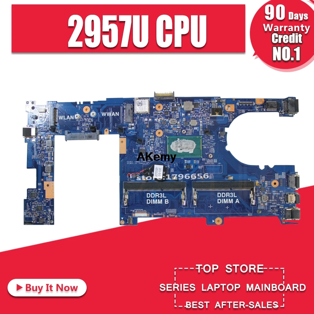 

Laptop Motherboard For Dell Latitude 3340 Main Board CN-0X13HJ 0X13HJ DLR30 MB 5X37M DDR3L SR1DV 2957U CPU