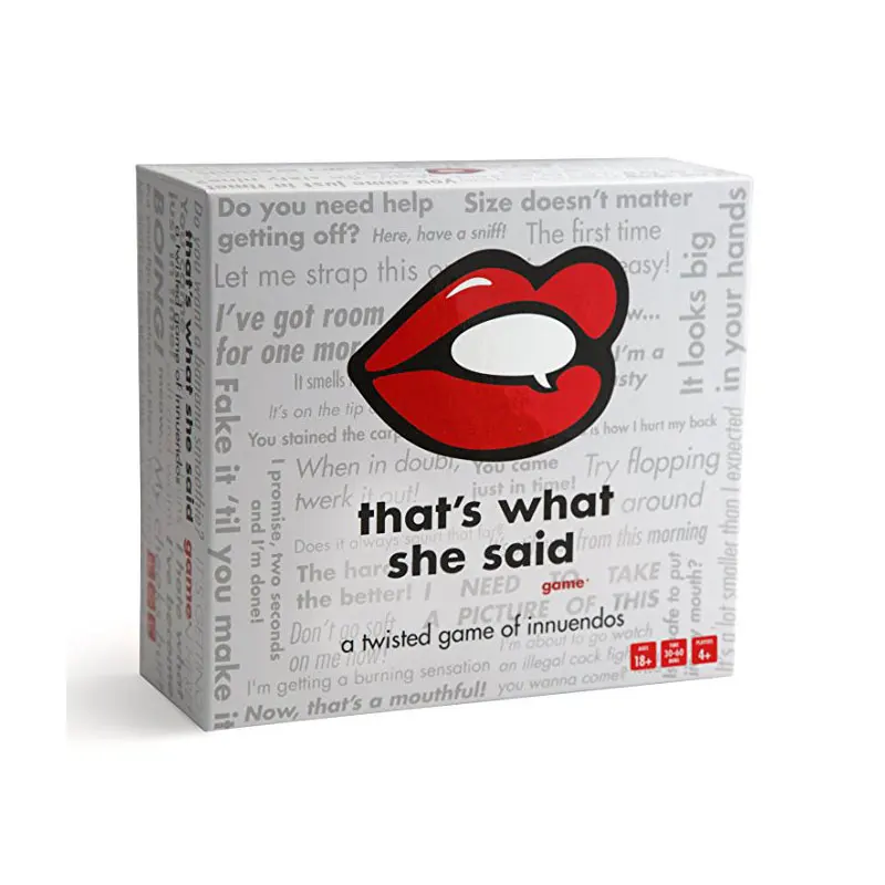 

That's What She Said Desktop Board Card Games Party Adults kids Gathering Gift Toys