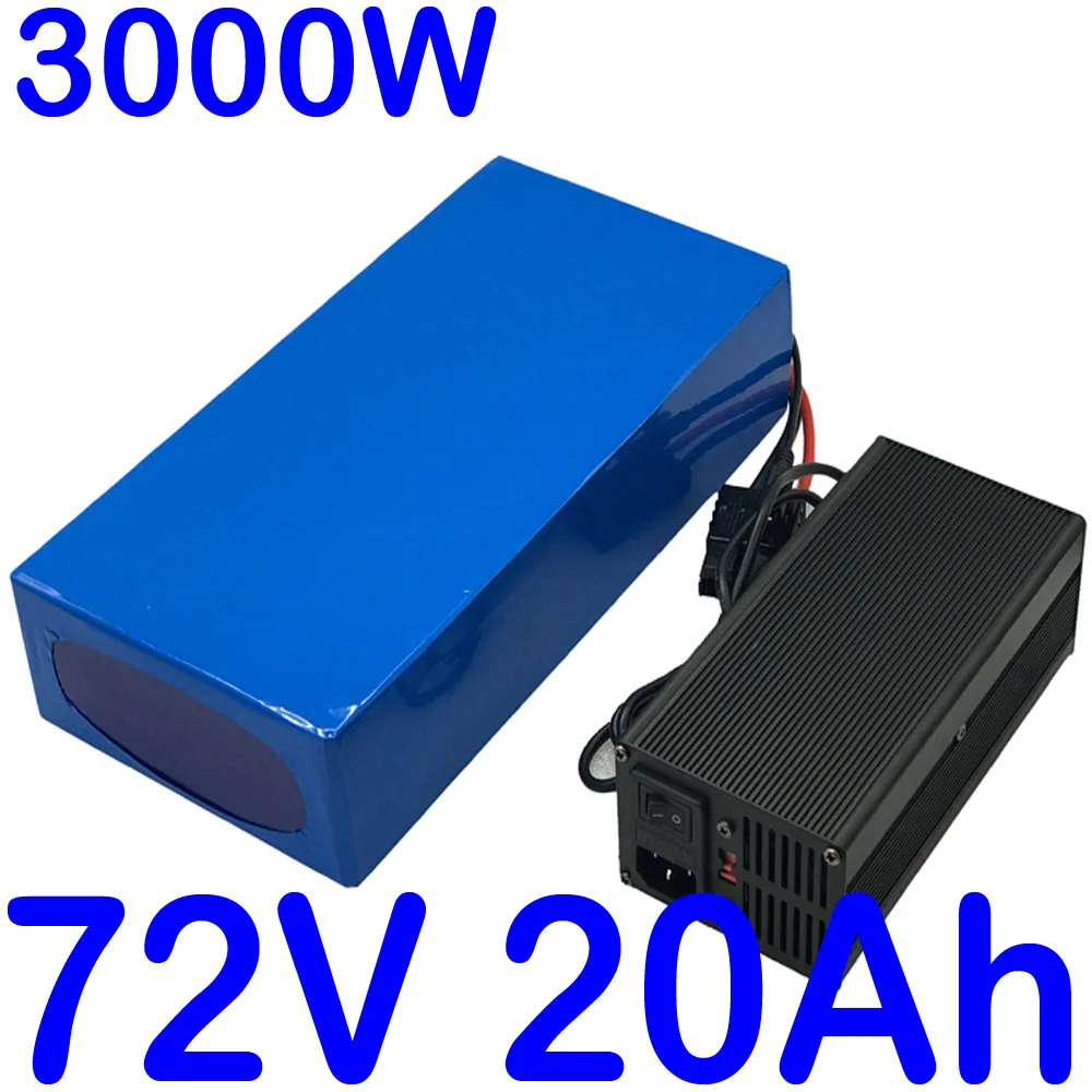 Free Tax 72V Lithium Battery Pack 20Ah E-Bike Scooter 2000W 2500W 3000W Electric Bike Motor+84V 5A Charger | Спорт и развлечения
