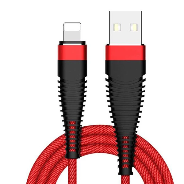Мобильный кабель для синхронизации данных Micro USB/type C/8 pin кабель для быстрой зарядки для iPhone 7 samsung Xiaomi MI9 Android телефон зарядное устройство USB шнур - Цвет: Красный