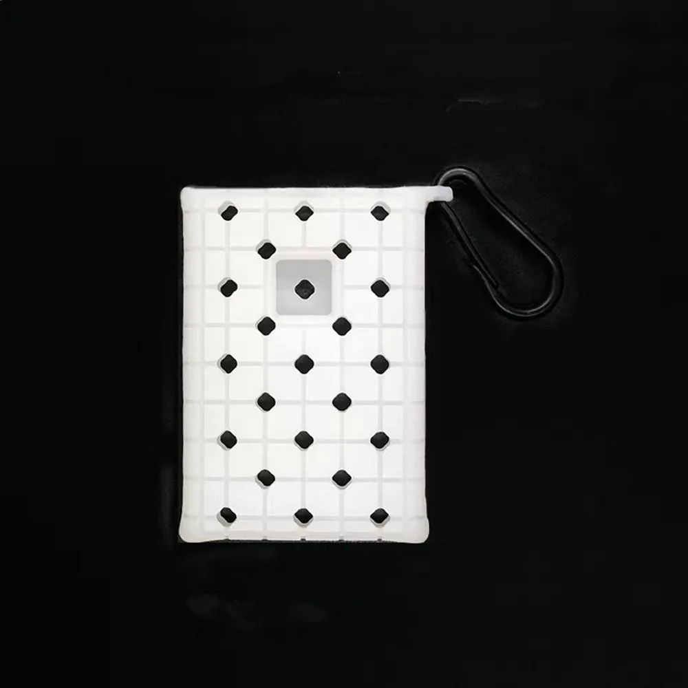 Compact Protective Storage Case with Silicone Cover for Portable SSD External Drives