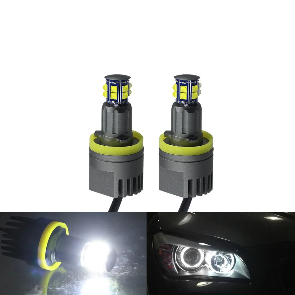 2 шт. 120 Вт H8 светодиодные фонари для разметки лампа угол глаза для BMW E92 M3 E82 E87 E91 E60 E61 E63 E70 E71 E89 328i 328xi 335i гарантия 1 год