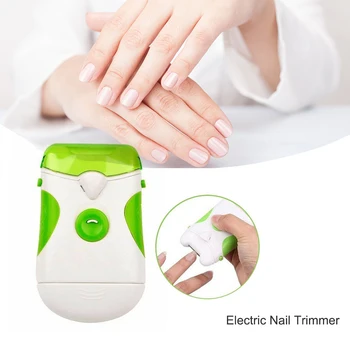 

Electric Nail Trimmer Cordless Battery Powered Manicure Dual-use Trimmer Clipper Cutter File Manicure Pedicure