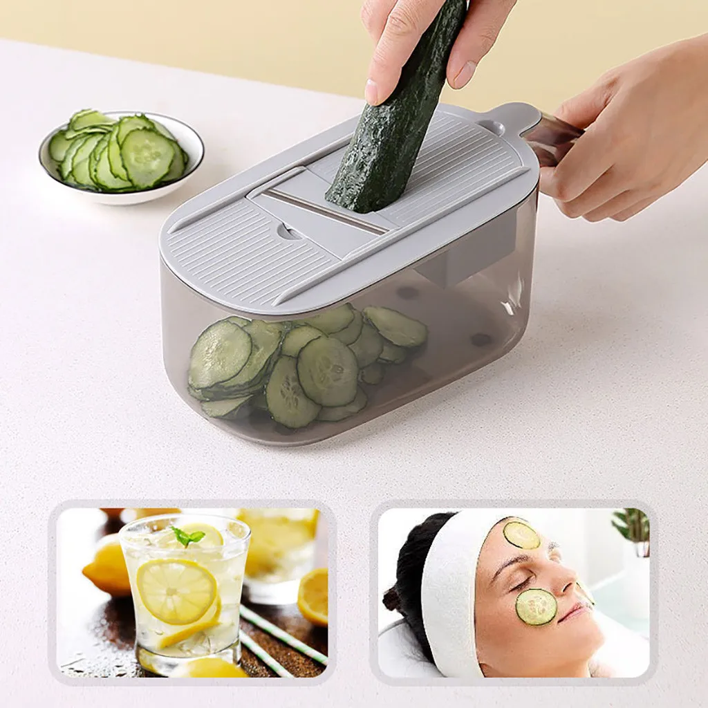 Vegetable Fruit Food Slicer Kitchen Tomato Carrot Cucumber Chopper Cutter Tool