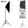 Photography Softbox Lighting Kits 50x70CM Professional Continuous Light System For Photo Studio Equipment 2m Tripod ► Photo 1/6