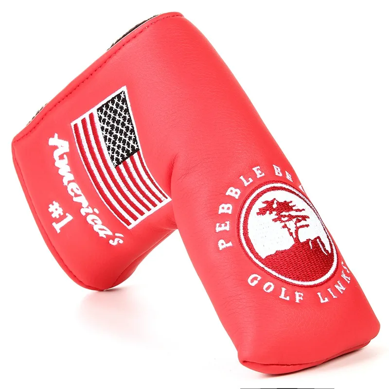 Высокое качество 1 предмет для игры в гольф лезвие короткой клюшки Чехлы флaг сшa