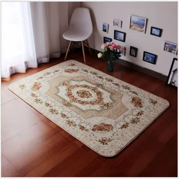 

Jacquard Coral Velvet Carpets Mandala Carpets for Modern Living Room Thick Non-slip Silent Bedroom Coffee Table Large Rugs