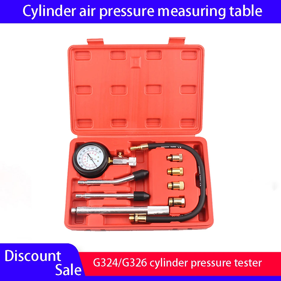 Cylinder Compression Tester Pressure Gauge Car Repair Tool 0-300PSI New 