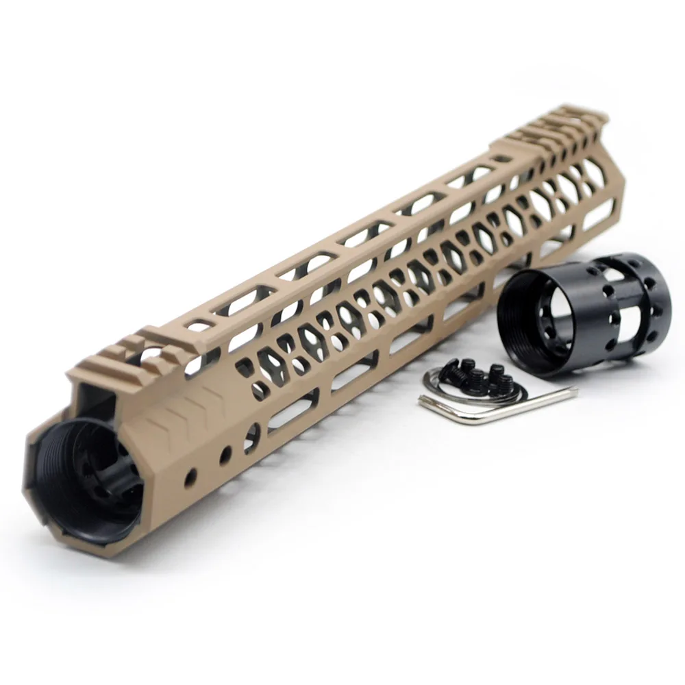 APLUS черный/красный/TAN_13.5 ''дюймовый M-LOK поручень Сверхлегкий Пикатинни поплавковая система крепления подходит. 223/5. 56/AR-15 серия