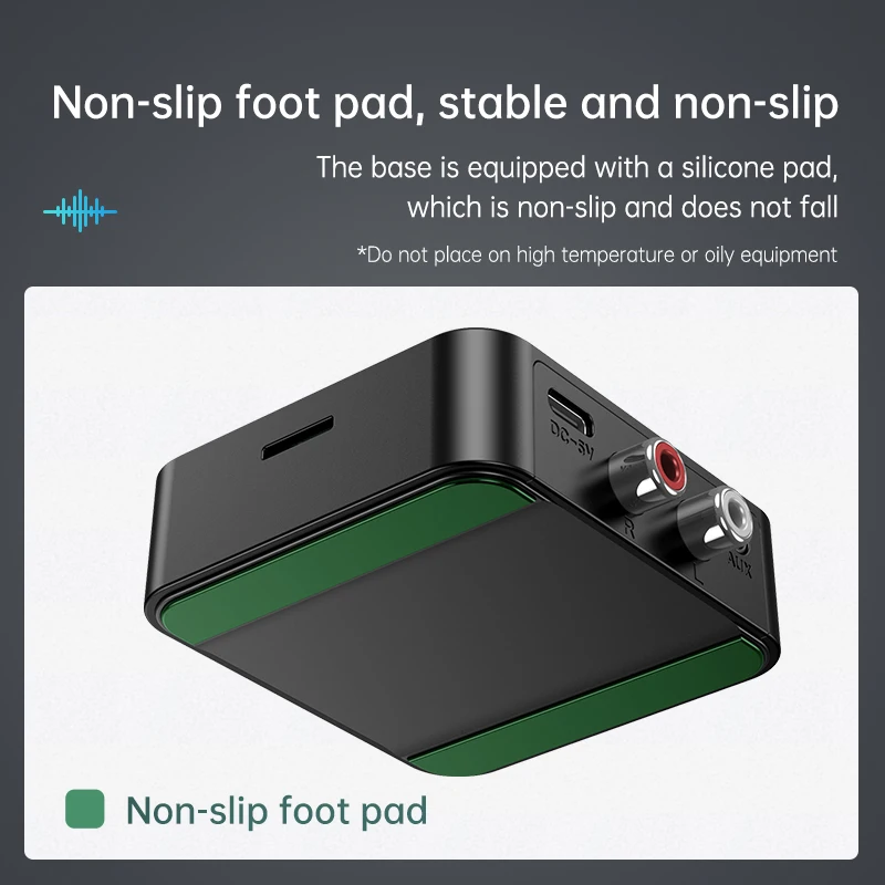 Bluetooth 5.0 Audio Transmitter Receiver LCD Display RCA 3.5mm AUX USB Dongle Stereo Wireless Adapter For Car PC TV Headphones_voghion.com