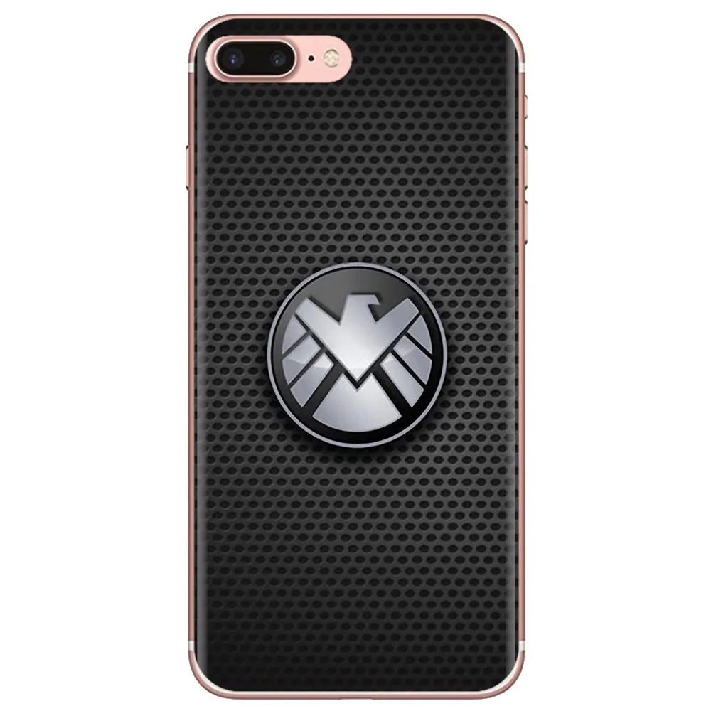 For Samsung Galaxy A3 A5 A7 A9 A8 Star Lite A6 Plus 2018 2015 2016 2017 Silicone Phone Shell Cover Agents of S.H.I.E.L.D shield | Мобильные