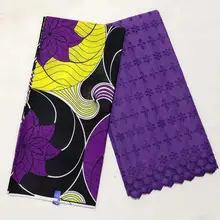 2,5 yхлопковое кружево+ 3Y африканская яванская Вощеная швейцарская вуаль кружевная ткань последняя Тяжелая вышивка популярный Дубай Стиль lisa02