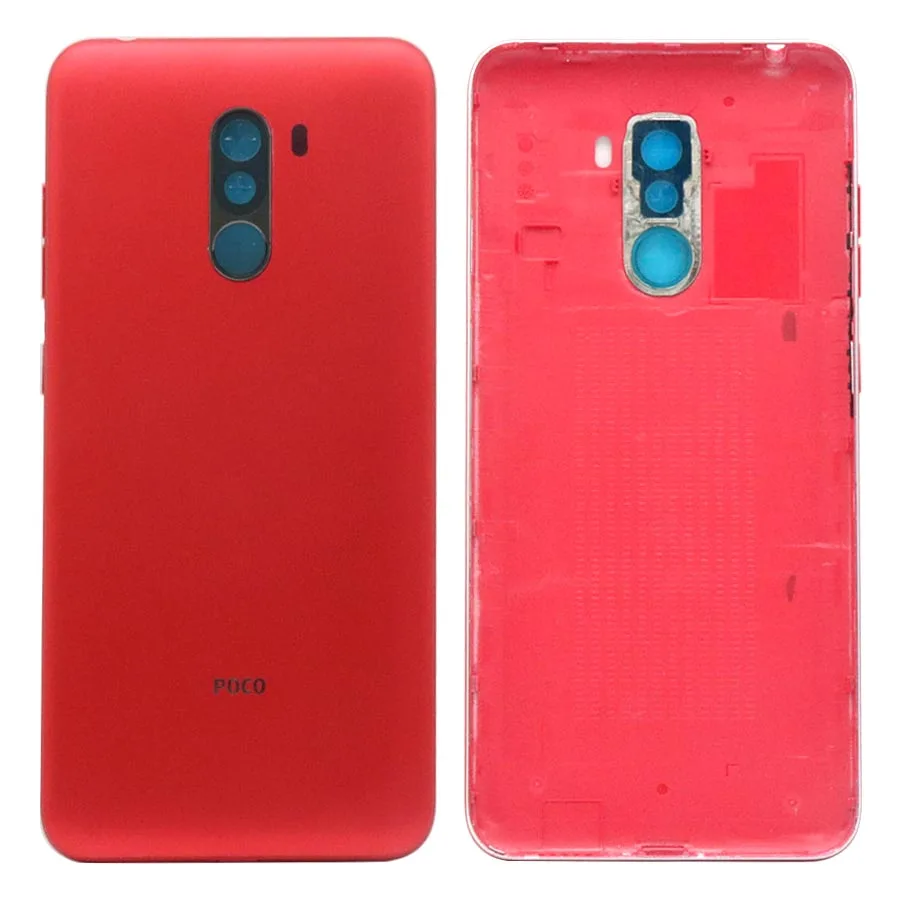 Задняя крышка OT mi L для Xiaomi mi Pocophone F1, задняя крышка с линзой, стекло для Xiao mi F1, крышка для батареи Pocophone F1, замена#1