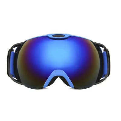 blue blue Зимние лыжные очки, двойные очки, мужские и женские противотуманные покрытия, скейтборд, сноуборд, лыжные Солнцезащитные очки, для занятий спортом на открытом воздухе z4 - Цвет: blue blue