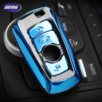 

AEING Car Key case ABS Remote Key Cover Replacement Upgraded Key Shell for BMW F07 F10 F11 F20 F25 F26 F30 car styling