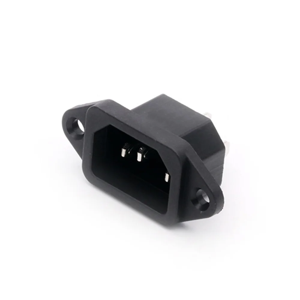 100 pcs preto 3 pinos terminal macho 01