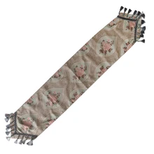 Роскошный Европейский жаккардовый стол с кисточками, украшение для свадебной вечеринки