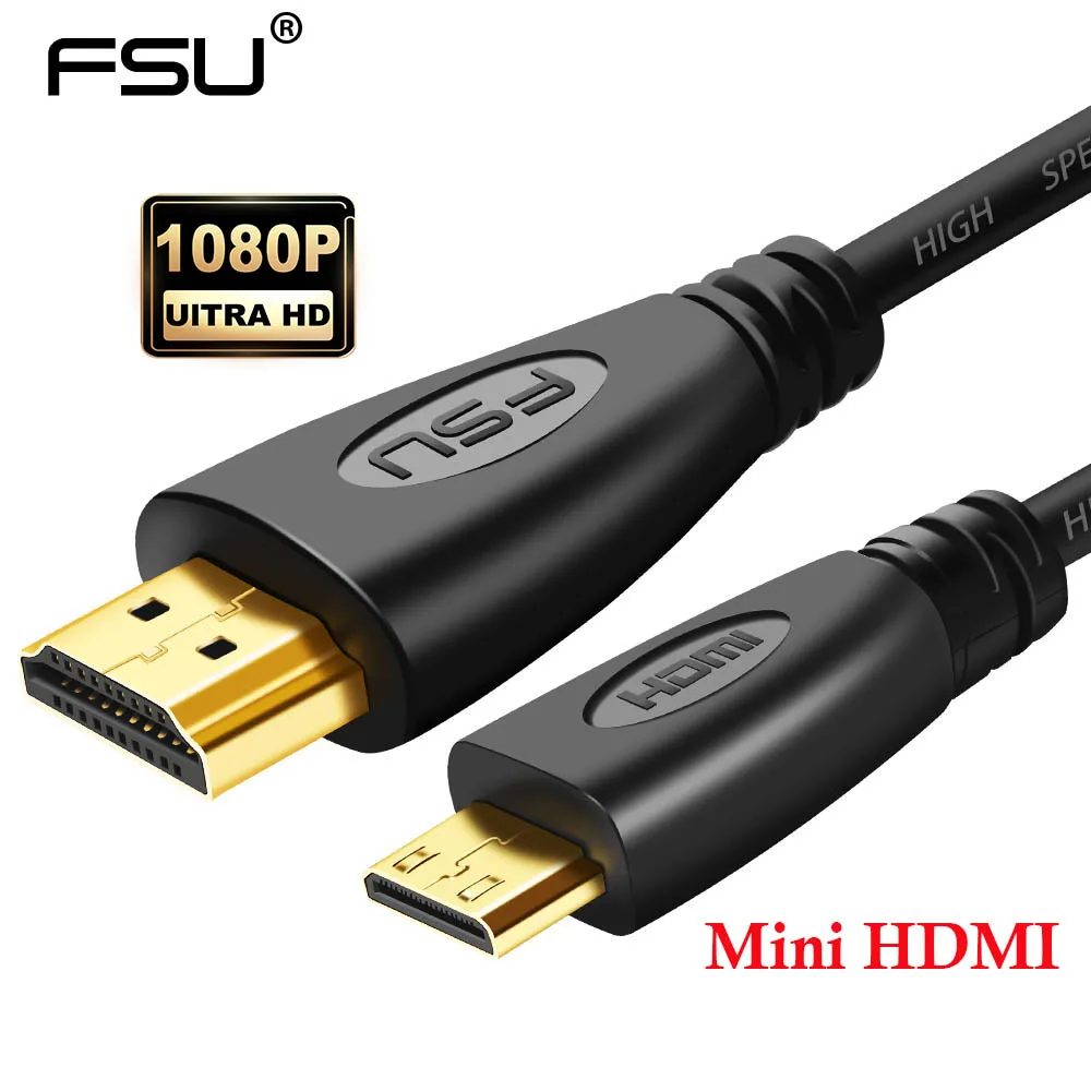 Кабель Mini HDMI штекер 1080P 3D для камеры планшета проектора высокоскоростной