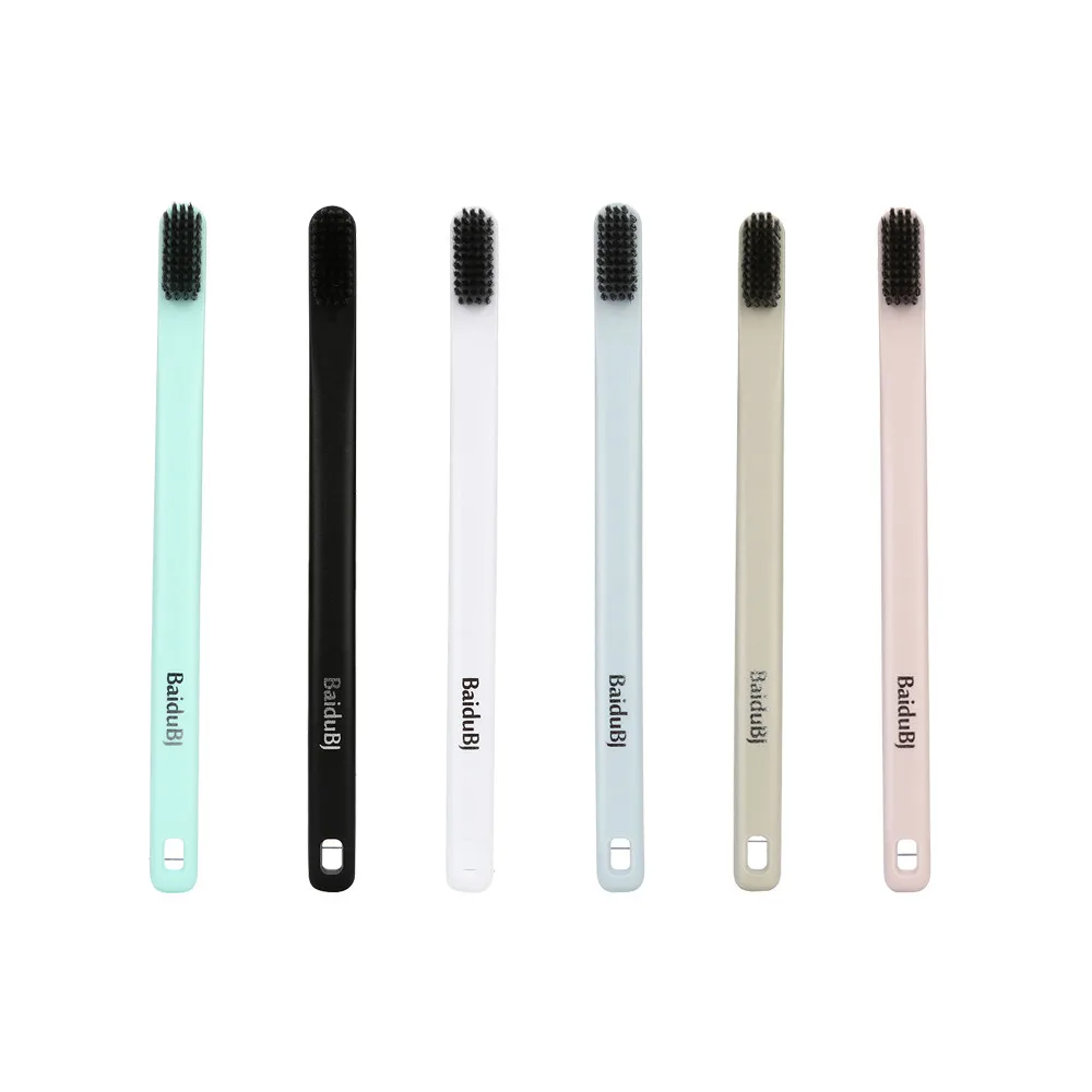 Зубная щетка с бамбуковым углем для здоровья полости рта, креативная мягкая отбеливающая зубная щетка, высококачественные щетки с мягкой щетиной из бамбукового угля