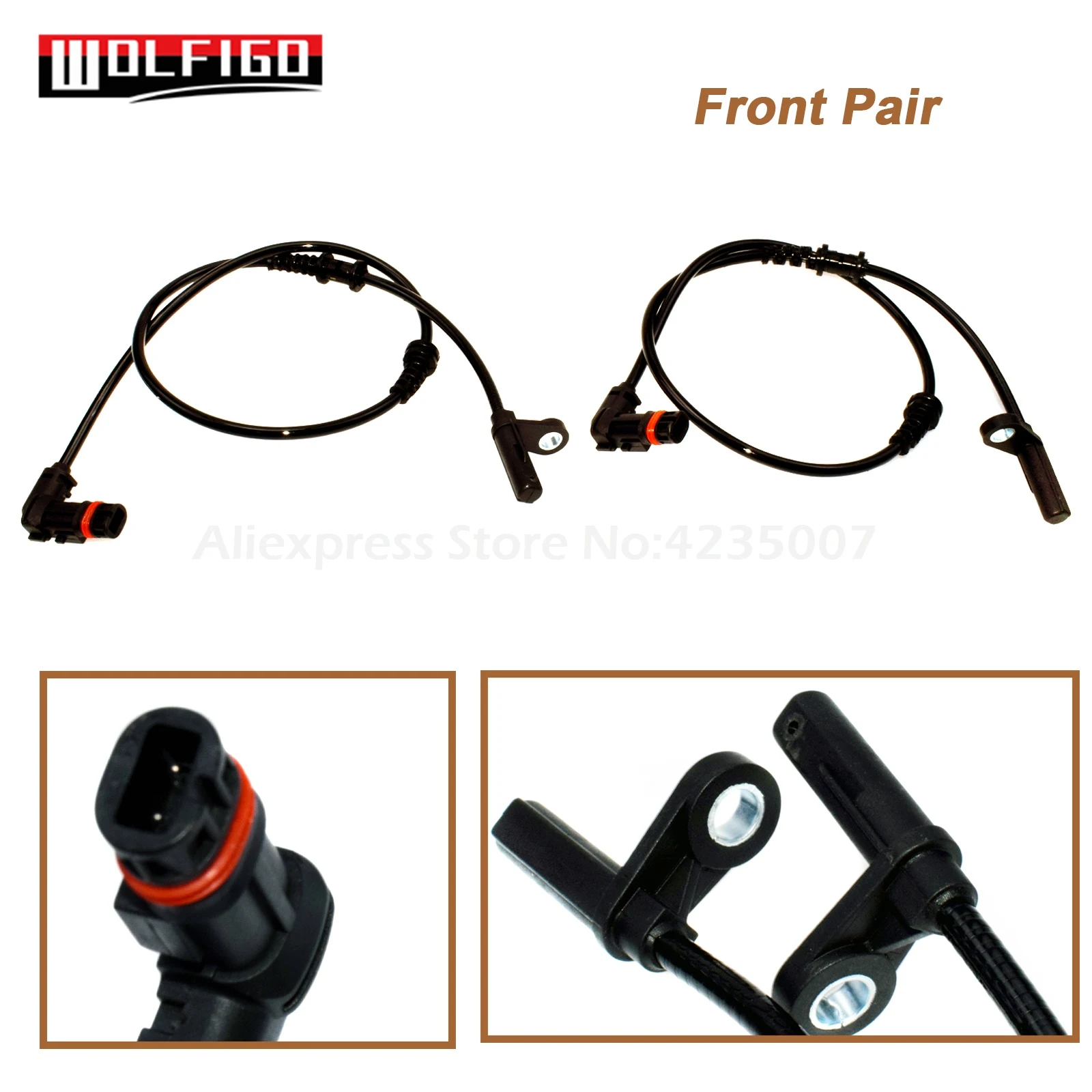 Датчик скорости колеса WOLFIGO 1/2 шт. Для Mercedes Benz W204 C180 C200 C220 C230 C320 C350 2045400117|Датчик