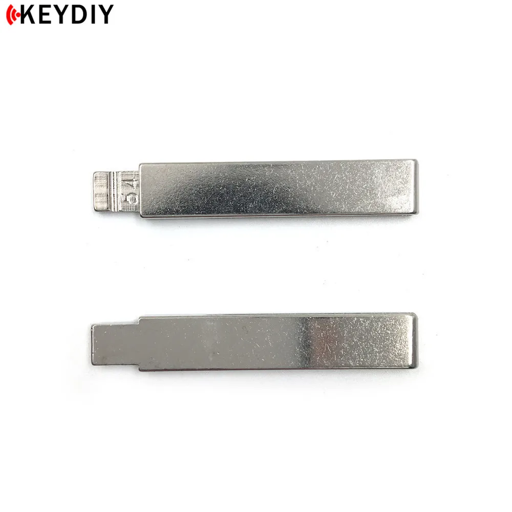 KEYDIY 10 шт./партия Металлические Пустые балванки для ключей KD/VVDI/JMD Тип дистанционного ключа#54 для peugeot 307 NO. 54 лезвие