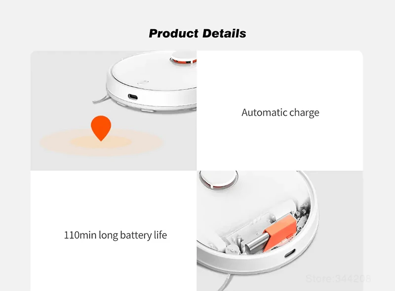 XIAOMI подметальный робот пылесос STYJ02YM для дома автоматическая стерилизация пыли умный планируемый wifi Циклон всасывания