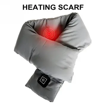 

Unisex Adjustable Temperature Mountaineering Neck Portable Electric Heated Scarf Hiking Warming USB Rechargeable 3 Modes Cycling