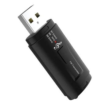 

USB Charger 3.5 AUX Car Accessories Handsfree Call Black Bluetooth Receiver Wireless Adapter ABS FM Transmitter Mini Radio Home