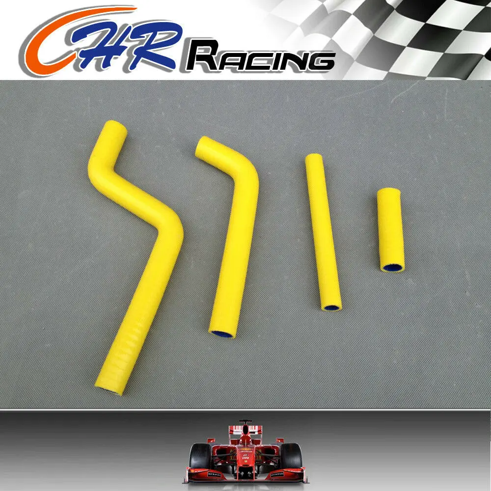 Tubo Radiatore In Silicone Per Yamaha 03-08 Yz125 Yz 125 2003 2004 06 07 08 Giallo