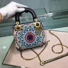 Женские сумки с интенсивной вышивкой, коллекция года, потрясающие элегантные сумки bolso mujer, модные уникальные сумки-тоут torebki damskie