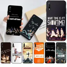 Newsies музыкальный мягкий силиконовый черный чехол для телефона