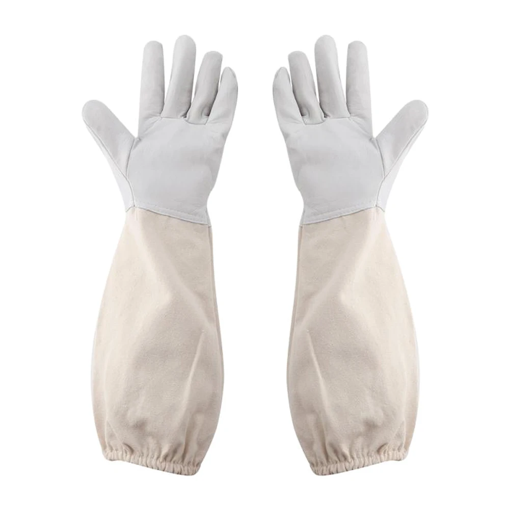 

Anti Bee Prevent Gloves Professional Beekeeper Apiculture Equipment Protective Sleeves Gloves L XL XXL
