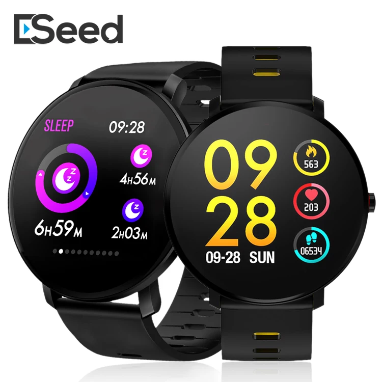 ESEED K9 умный браслет 1,3 дюймов полный сенсорный экран тонкий IP68 спортивный фитнес-трекер сердечного ритма для ios android pk xiaomi band 4