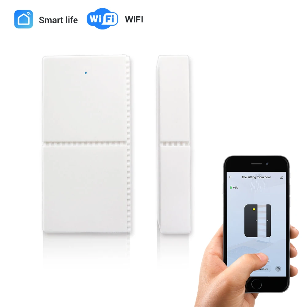 CPVan WIFI Window Door Sensor Smart Life APP Door Detector Android IOS Control Wireless Door Detector Alarm for Home Security