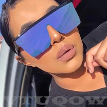 Винтажные Квадратные Солнцезащитные очки для женщин брендовые дизайнерские Зеркальные Солнцезащитные очки женские без оправы женские солнцезащитные очки оттенки gafas de sol mujer