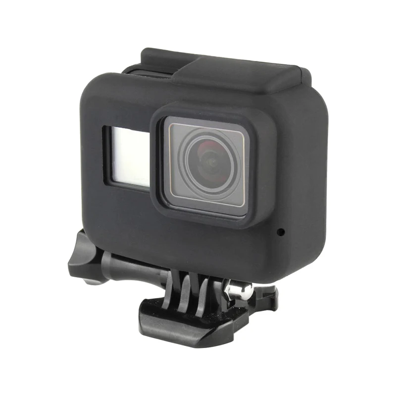 Для GoPro 7 набор аксессуаров Защитная рамка Мягкий силиконовый чехол Крышка