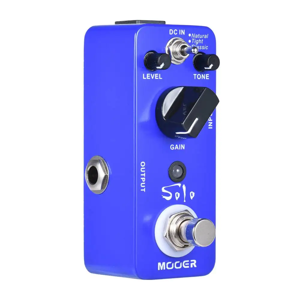 MOOER MDS5 гитарная педаль SOLO гитара с эффектом искажения педаль эффектов 3 режима работы с высоким коэффициентом усиления настоящий обход металлический корпус для гитары запчасти