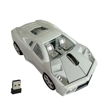 

2.4GHz Wireless Mouse Computer Accessories USB Interface 2 Keys Optical Mice Car Shape Portable Universal Ornament Photoelectric