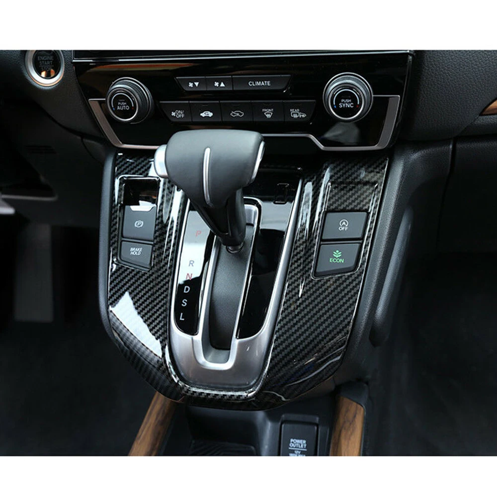 Панель рамка Крышка салона автомобиля переключения передач для Honda CRV CR-V- сдвиг панель Крышка отделка ABS пластик