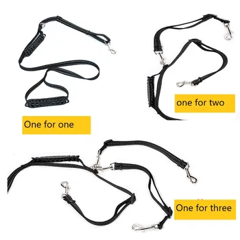 

Walk 2 two dogs one leash No Tangle Pet Leash for dog & cat Running or Training Collar or Harness