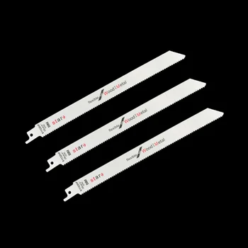

3PCS Bi-metal Reciprocating Saw Blades Cutter For Wood Soft Metal Pipe Cutting 225*19*0.9mm For Bamboo Cutting